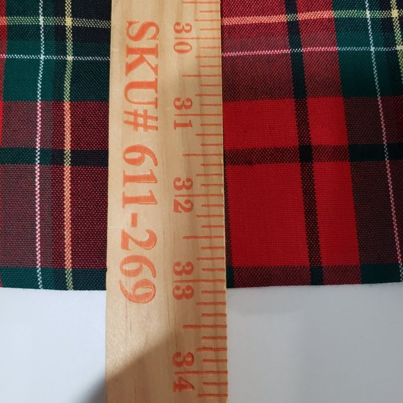 Vintage 90s Pendleton Knockabout Wool Plaid Skirt Tartan Red Christmas Womens 12 - Picture 12 of 12